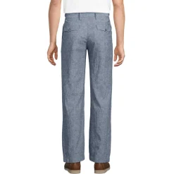 Leinenmix-Bundfaltenhose für Herren