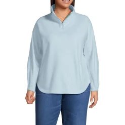 Luxe Fleece-Pullover für Damen in Plus-Größe