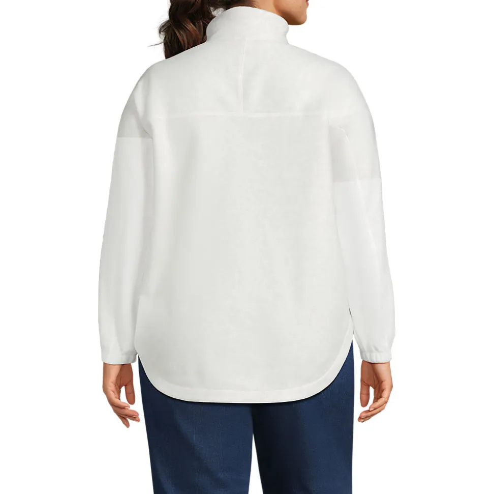 Luxe Fleece-Pullover für Damen in Plus-Größe