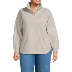 Luxe Fleece-Pullover für Damen in Plus-Größe