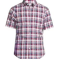 Madras-Kurzarmhemd für Herren, Classic Fit