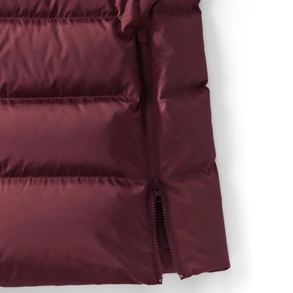 Maxi-Daunenmantel mit Kapuze für Damen