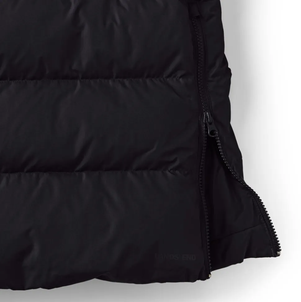 Maxi-Daunenmantel mit Kapuze für Damen