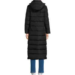 Maxi-Daunenmantel mit Kapuze für Damen