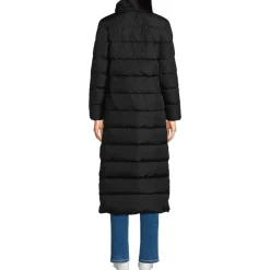 Maxi-Daunenmantel mit Kapuze für Damen