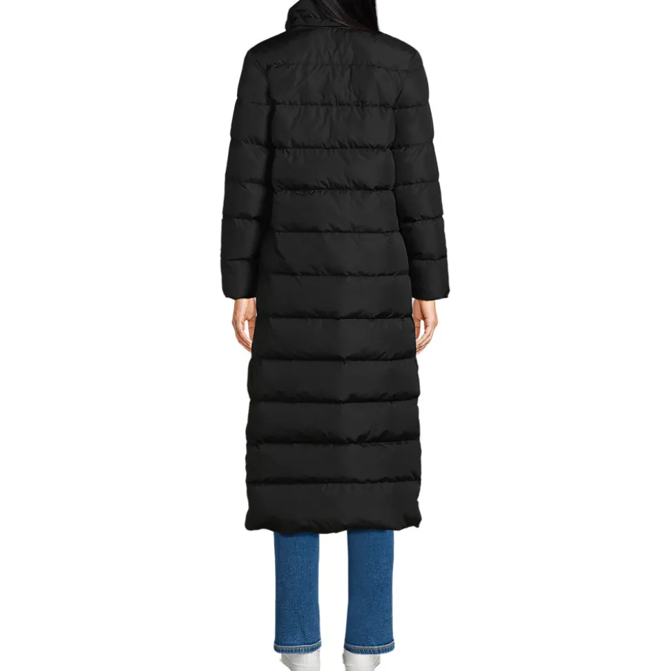 Maxi-Daunenmantel mit Kapuze für Damen