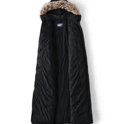 Maxi-Daunenmantel mit Kapuze für Damen