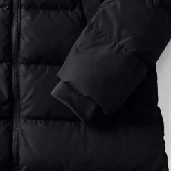 Maxi-Daunenmantel mit Kapuze für Damen