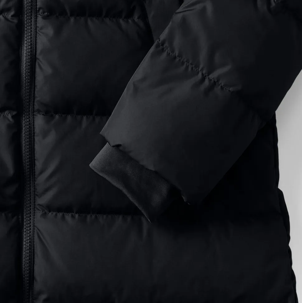 Maxi-Daunenmantel mit Kapuze für Damen