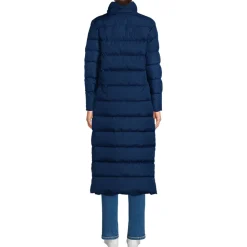 Maxi-Daunenmantel mit Kapuze für Damen