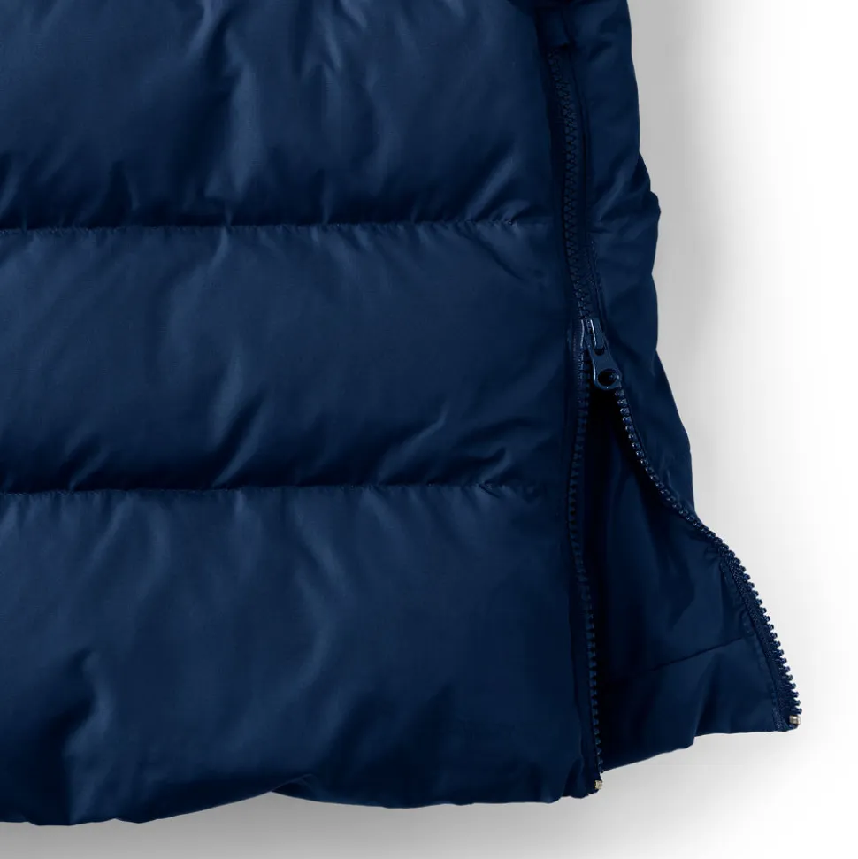 Maxi-Daunenmantel mit Kapuze für Damen