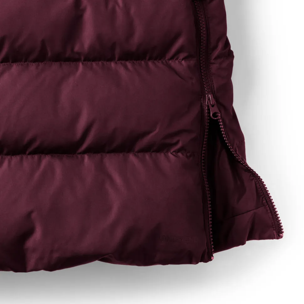 Maxi-Daunenmantel mit Kapuze für Damen