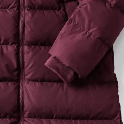 Maxi-Daunenmantel mit Kapuze für Damen