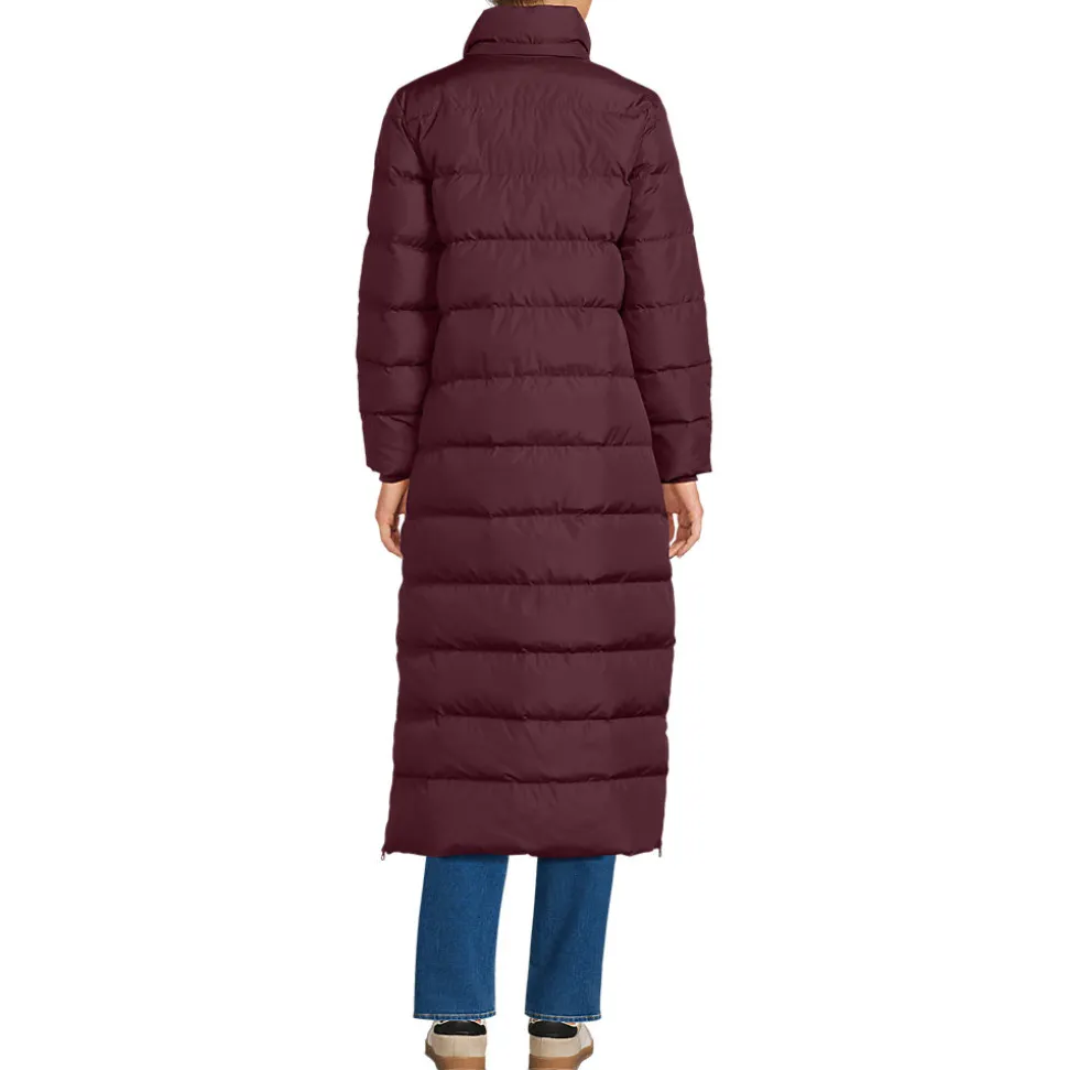 Maxi-Daunenmantel mit Kapuze für Damen