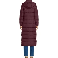 Maxi-Daunenmantel mit Kapuze für Damen