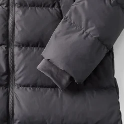 Maxi-Daunenmantel mit Kapuze für Damen