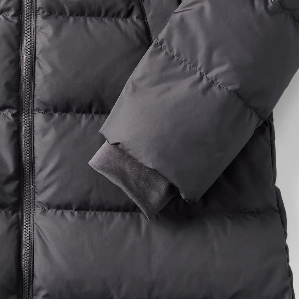 Maxi-Daunenmantel mit Kapuze für Damen