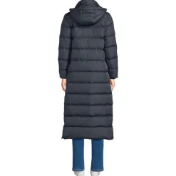 Maxi-Daunenmantel mit Kapuze für Damen