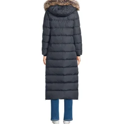 Maxi-Daunenmantel mit Kapuze für Damen