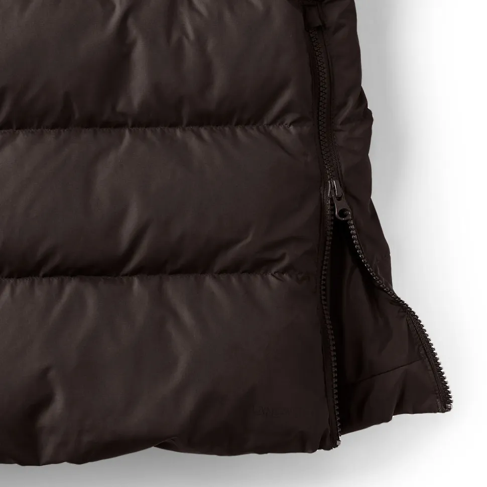 Maxi-Daunenmantel mit Kapuze für Damen