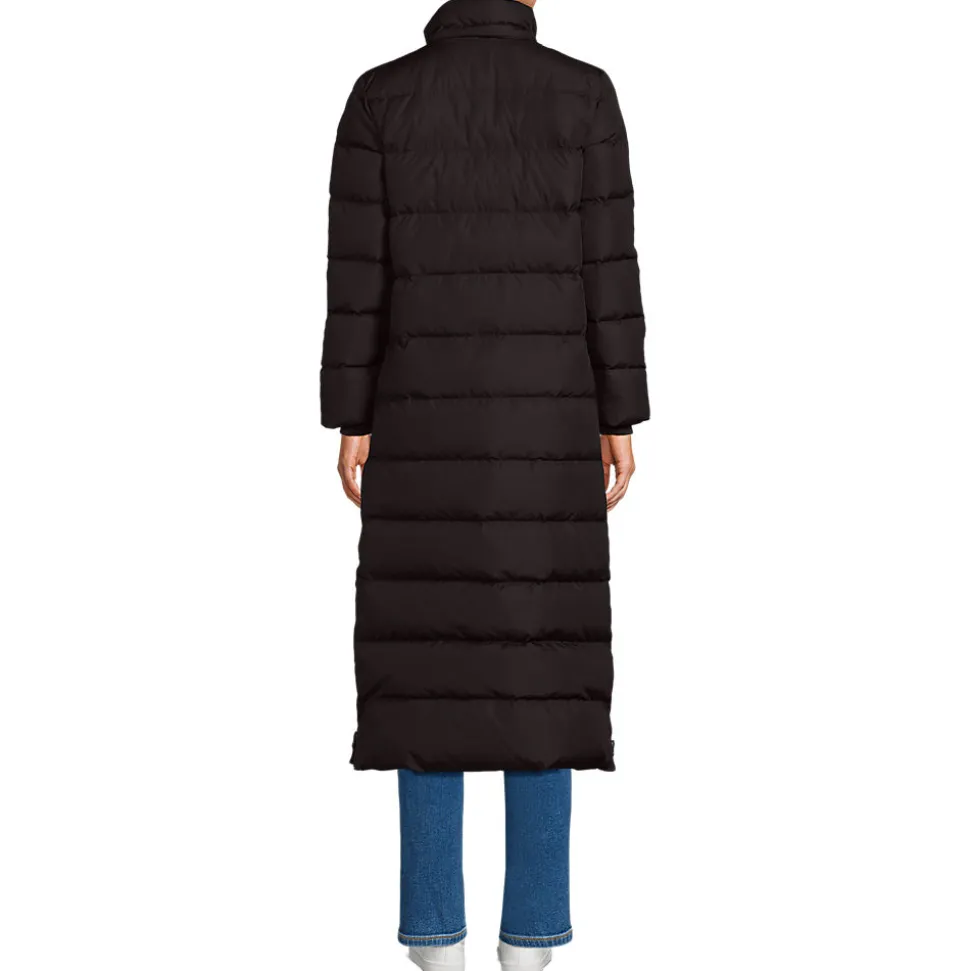 Maxi-Daunenmantel mit Kapuze für Damen