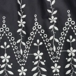Maxikleid aus Baumwolle mit Lochstickerei für Damen