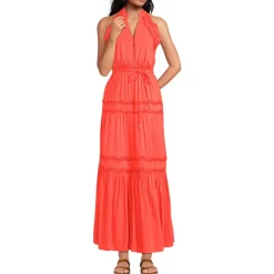 Maxikleid aus Baumwoll-Voile für Damen