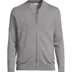 Merino-Cardigan mit Reißverschluss für Herren