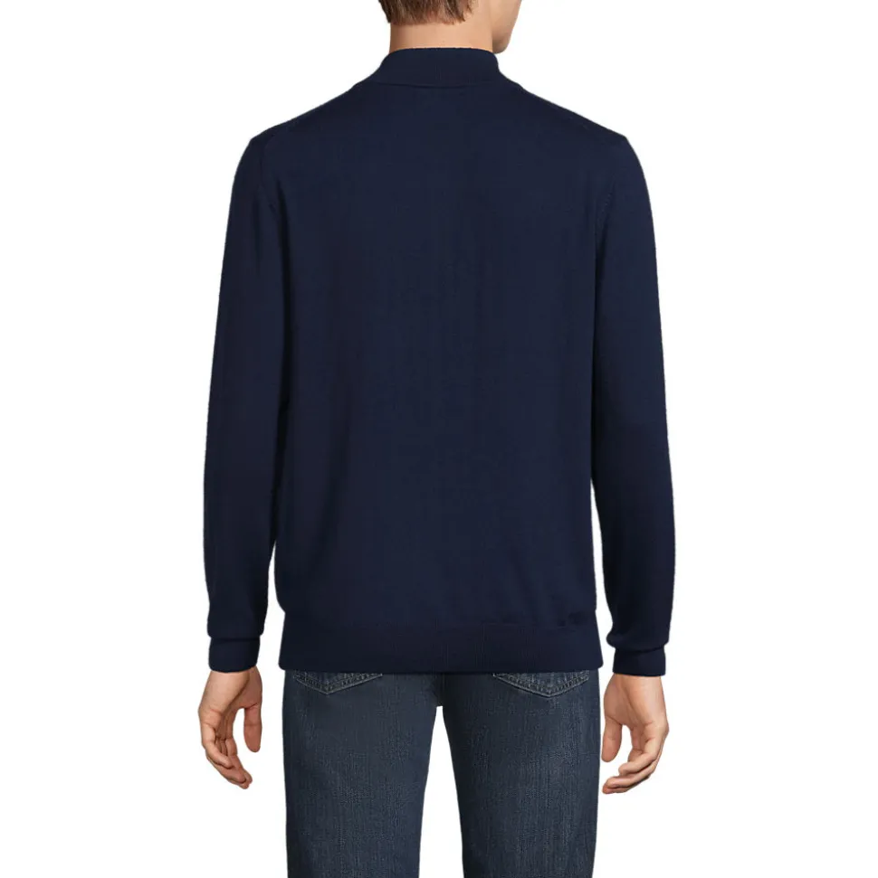 Merino-Cardigan mit Reißverschluss für Herren