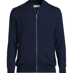 Merino-Cardigan mit Reißverschluss für Herren