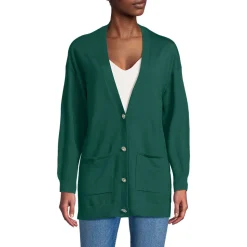 Merino-Cardigan mit Strassknöpfen für Damen