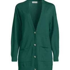 Merino-Cardigan mit Strassknöpfen für Damen
