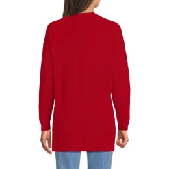 Merino-Cardigan mit Strassknöpfen für Damen
