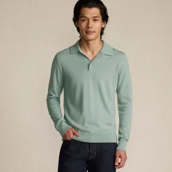 Merino-Polopullover für Herren