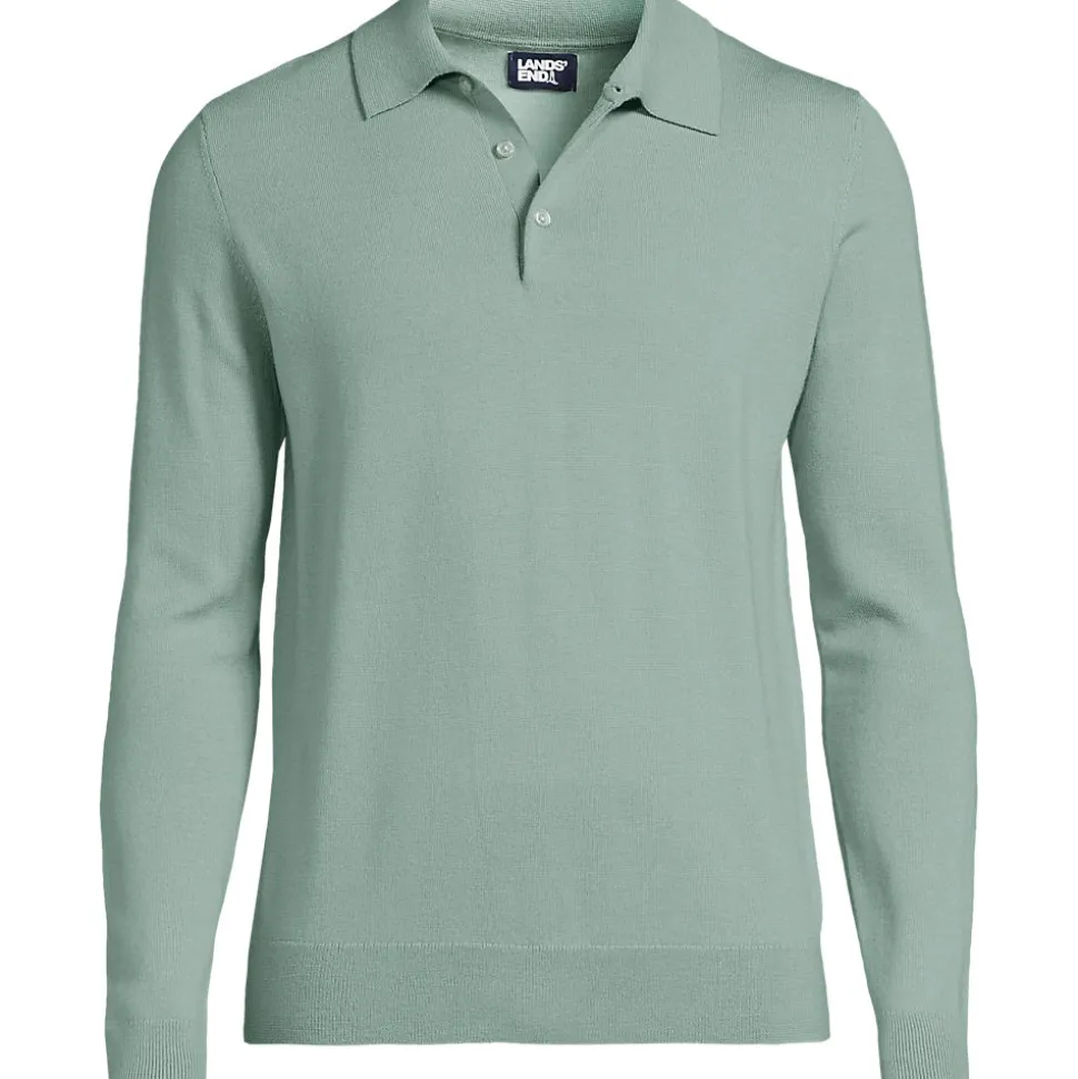 Merino-Polopullover für Herren