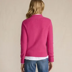 Merino-Pullover mit Reißverschluss für Damen in Petite-Größe