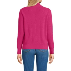 Merino-Pullover mit Reißverschluss für Damen in Petite-Größe