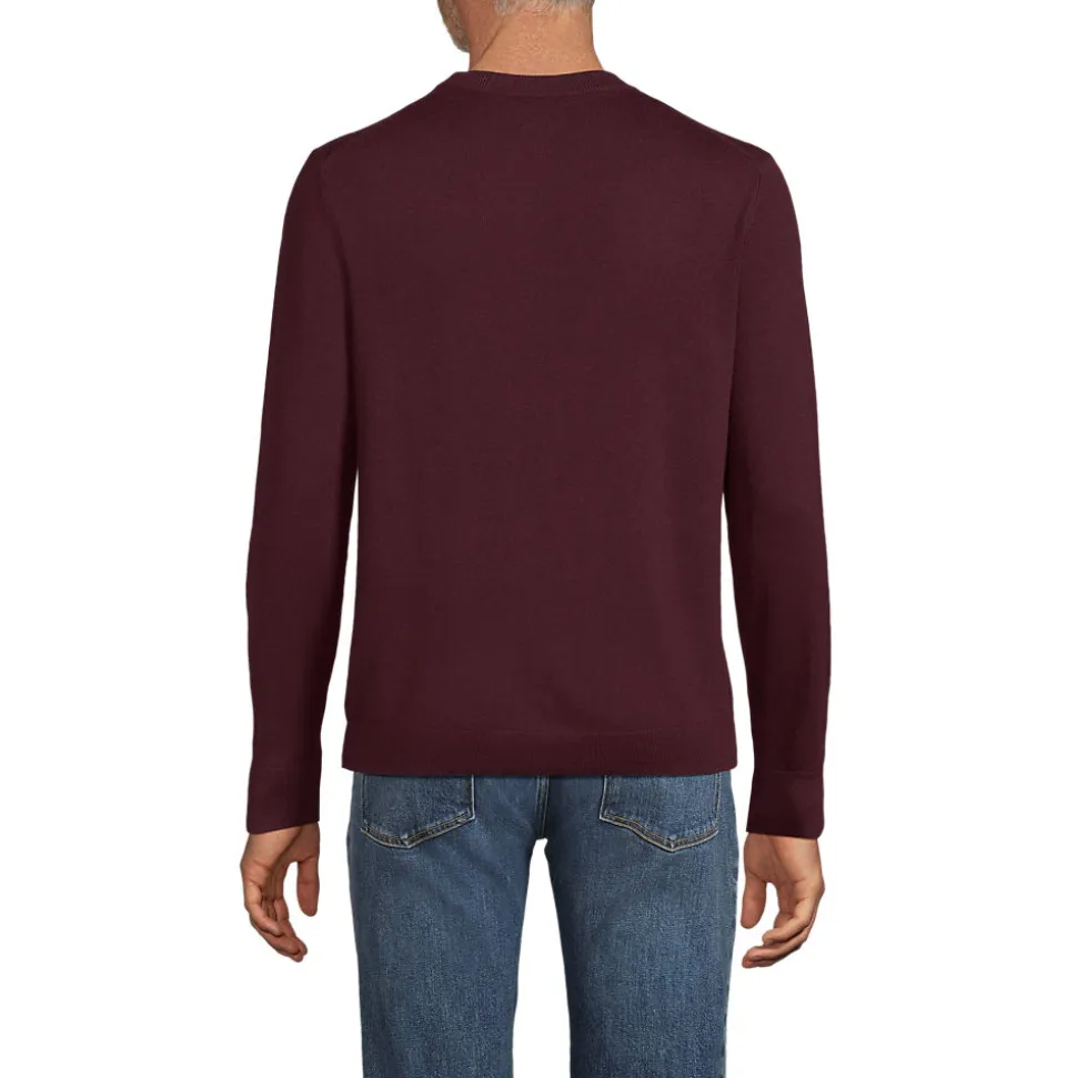 Merino-Pullover mit Rundhals für Herren