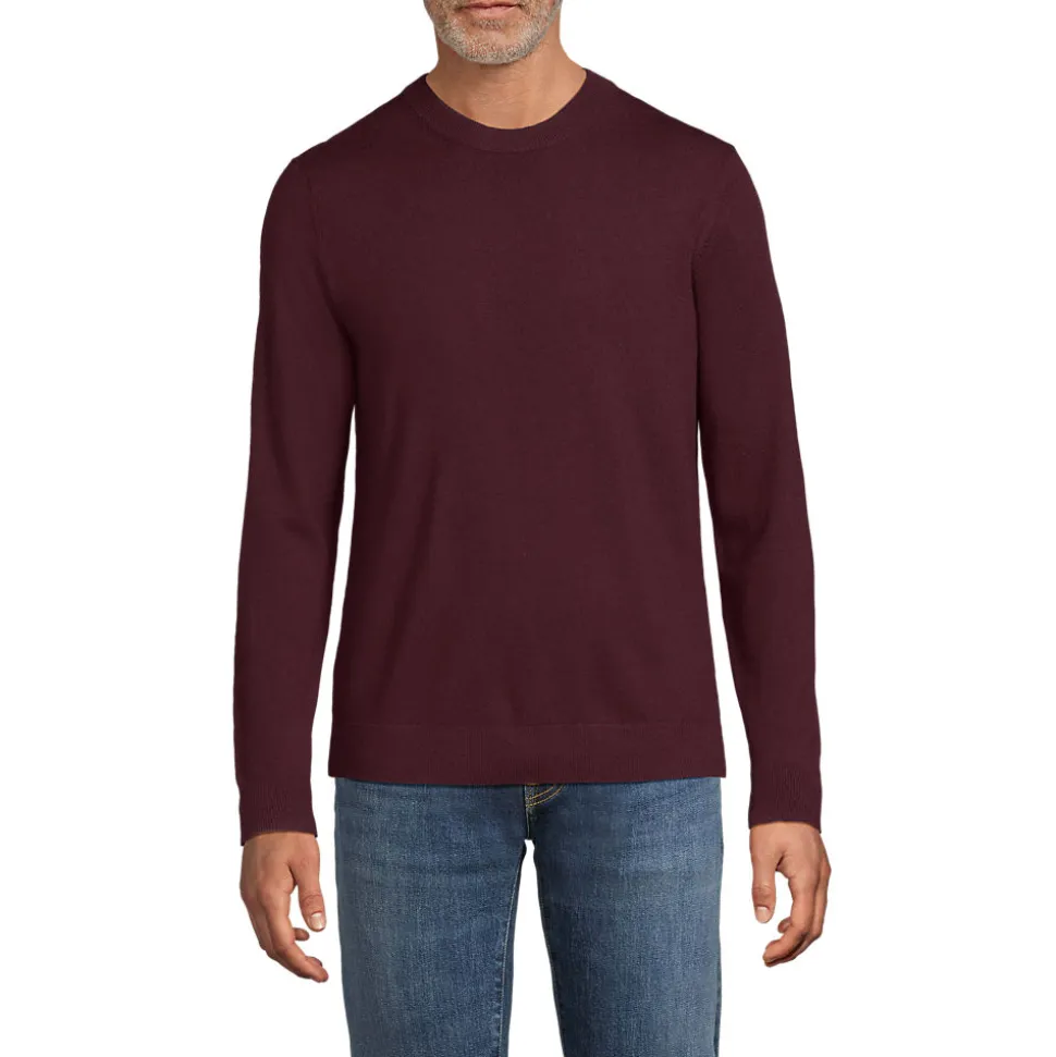 Merino-Pullover mit Rundhals für Herren