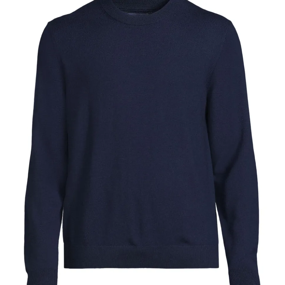 Merino-Pullover mit Rundhals für Herren