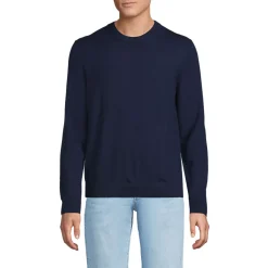 Merino-Pullover mit Rundhals für Herren