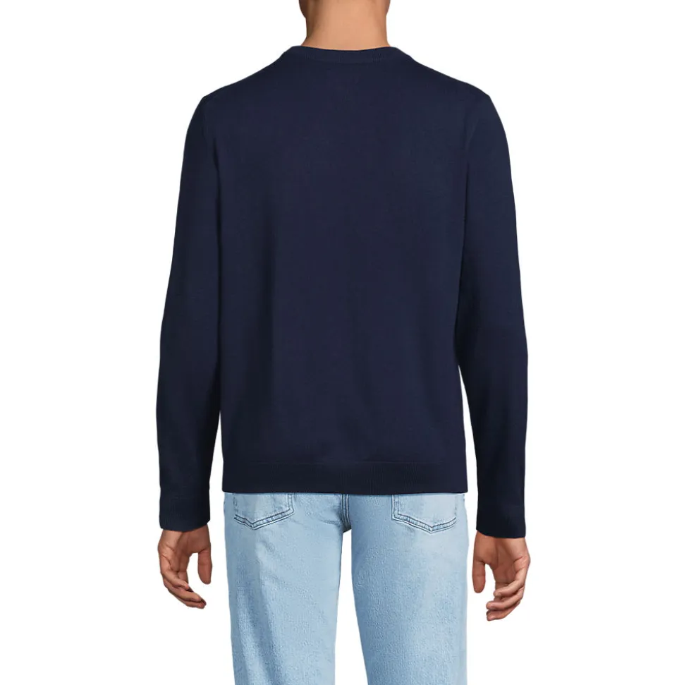 Merino-Pullover mit Rundhals für Herren
