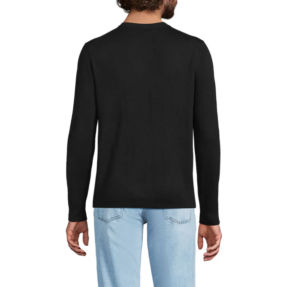 Merino-Pullover mit Rundhals für Herren