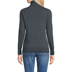 Merino-Rollkragenpullover für Damen