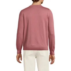 Merino-Rundhalspullover für Herren