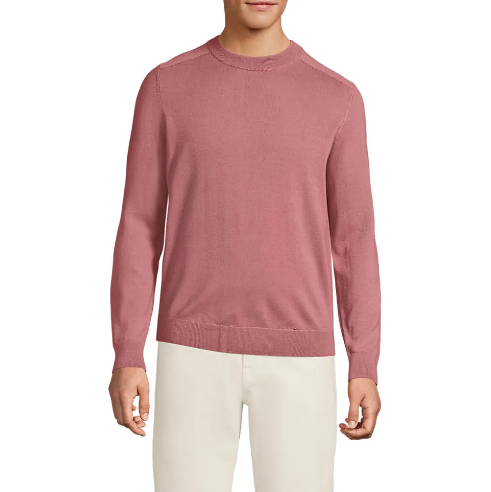 Merino-Rundhalspullover für Herren