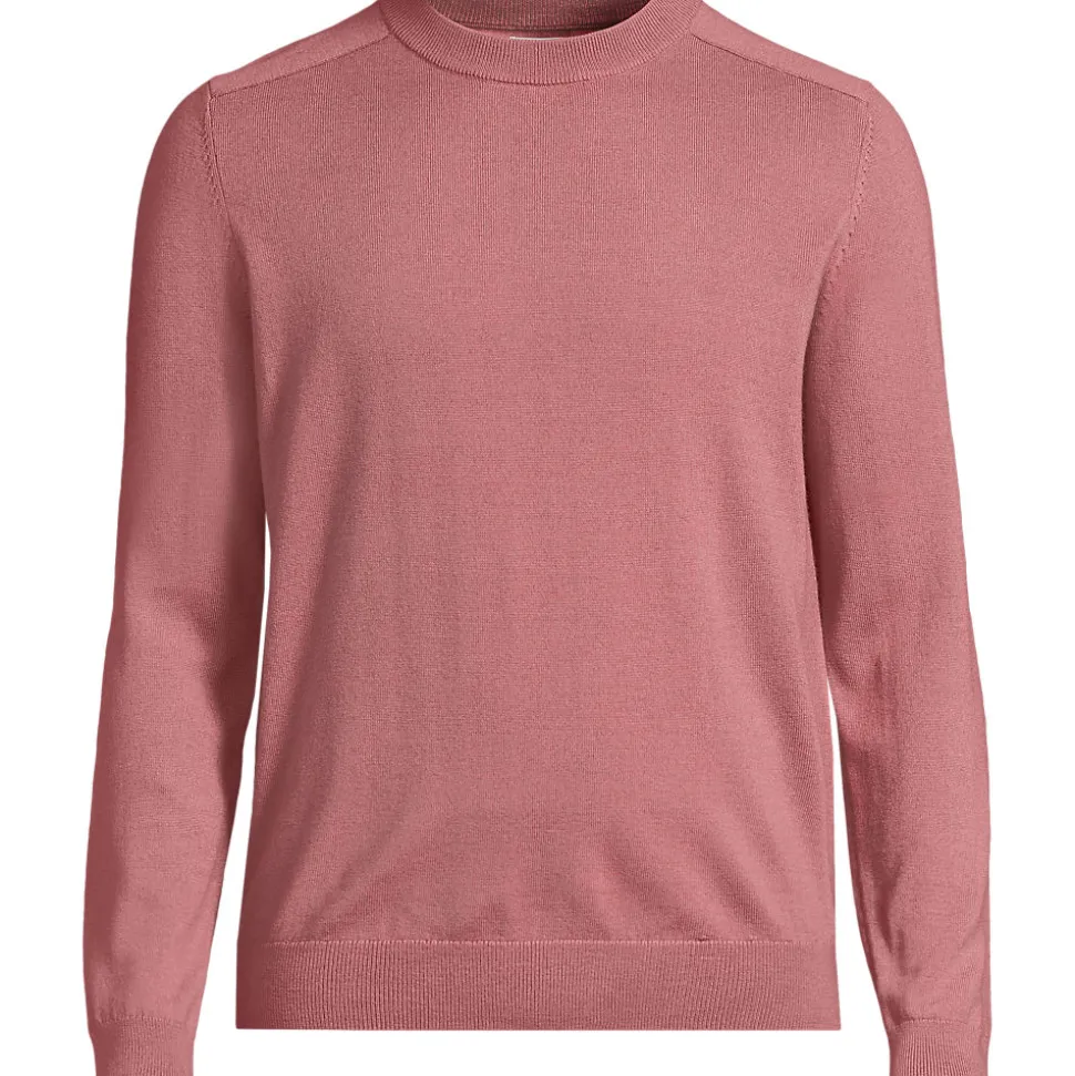 Merino-Rundhalspullover für Herren