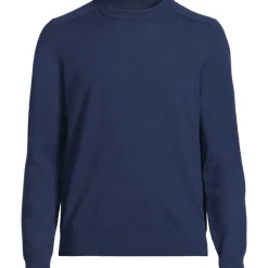 Merino-Rundhalspullover für Herren