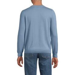 Merino-Rundhalspullover für Herren