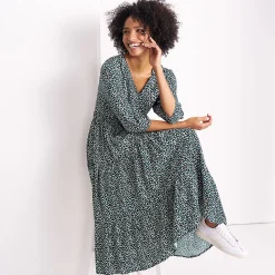 Midikleid mit Stufenrock für Damen